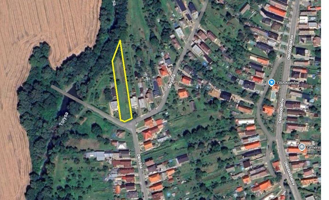 Pozemok pre rodinný dom 2035 m² v pokojnej časti Drienova